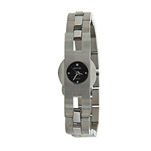 Rhythm(Japan) Women Silver Plated Water Resistant Wrist Watch2x2x0.5cm